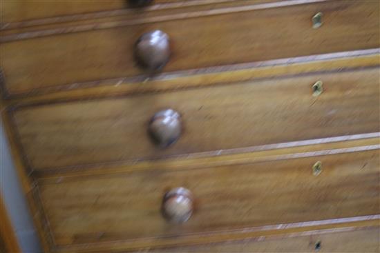 A Regency mahogany secretaire bookcase W.115cm